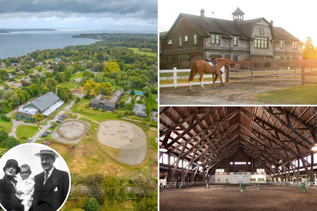 Exclusive | A $3.5 million luxury horse estate that once belonged to the Vanderbilt family is hitting the auction block